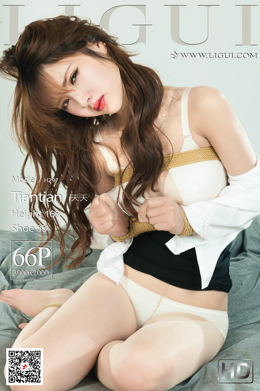 [Ligui丽柜] 2020.11.13 紧缚丽莲 Model 天天 [66P]