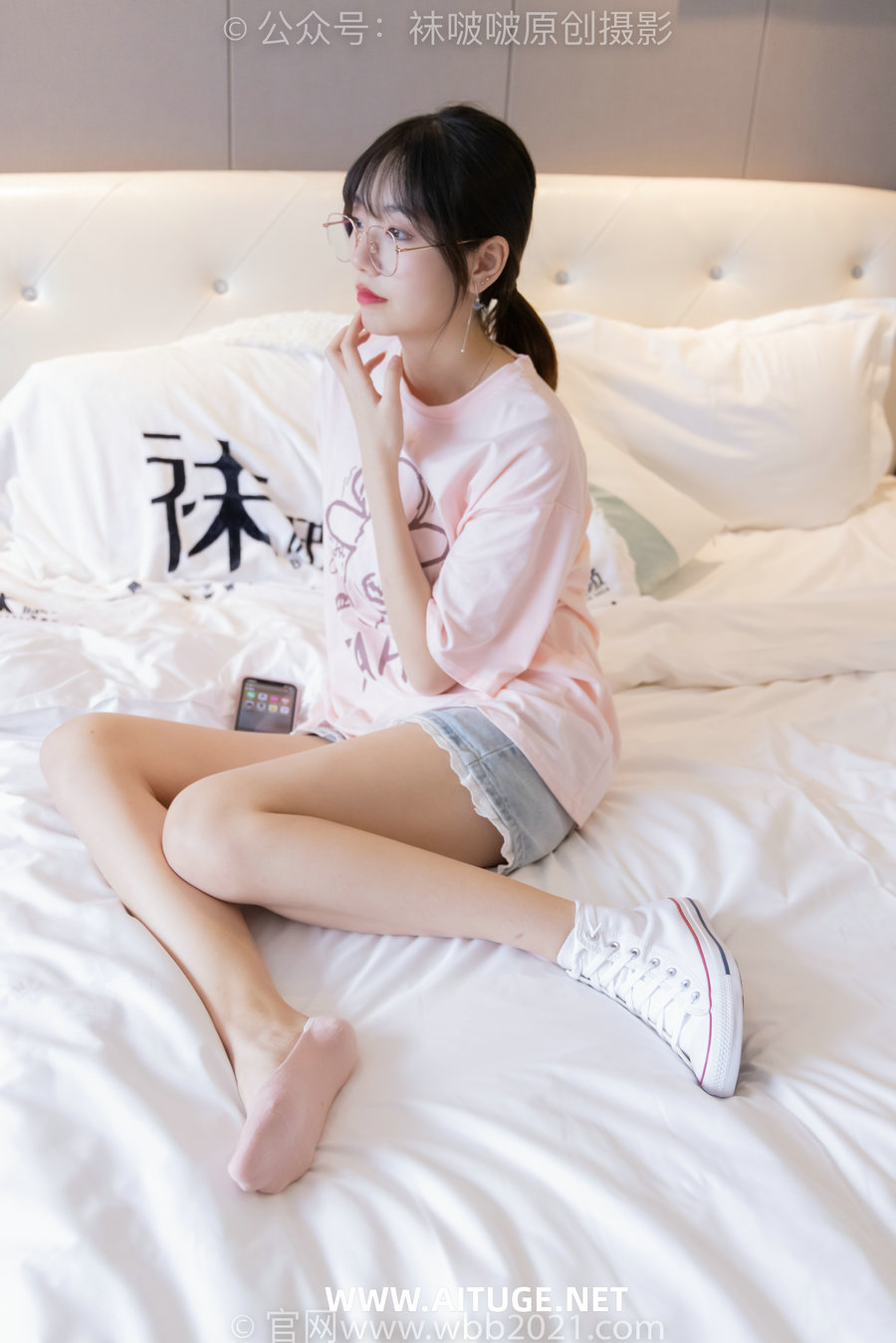 BoBoSocks袜啵啵 积分限定作品038 小甜豆-帆布鞋、粉色棉船袜 [139P1V-6.36GB]