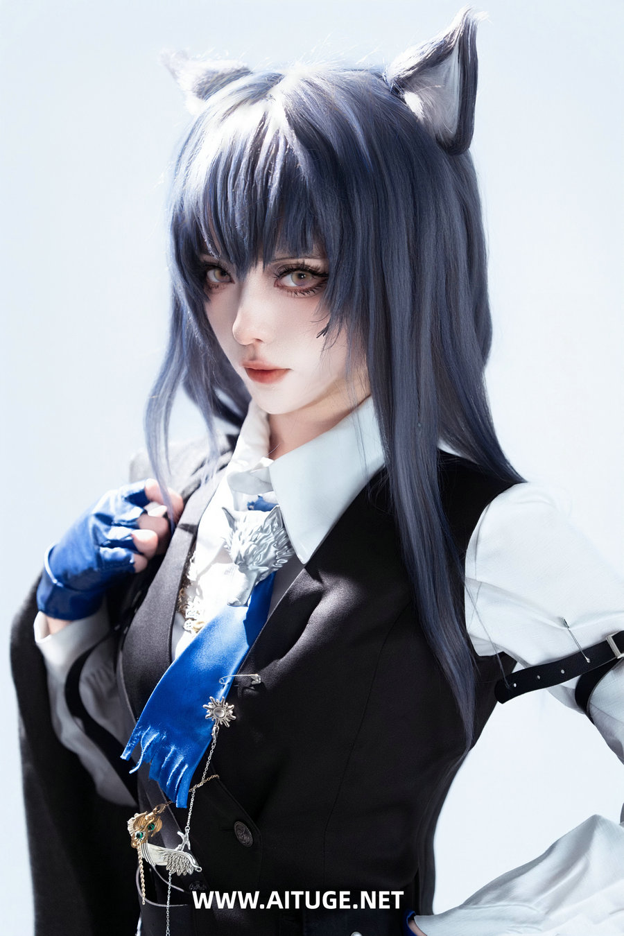 炭烤莉莉黑 - 明日方舟 德克萨斯 [14P-153MB]