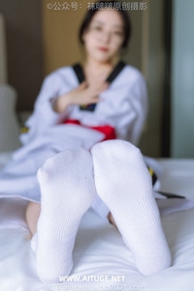 BoBoSocks袜啵啵 积分限定作品044 稚予-跆拳道服、运动鞋、白棉袜、裸足 [13...